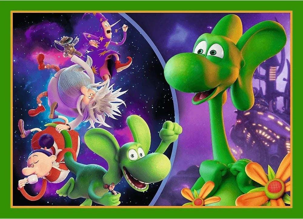 Puzzle 4n1 Trefl Smok Diplodok, 207 pjesë, për fëmijë