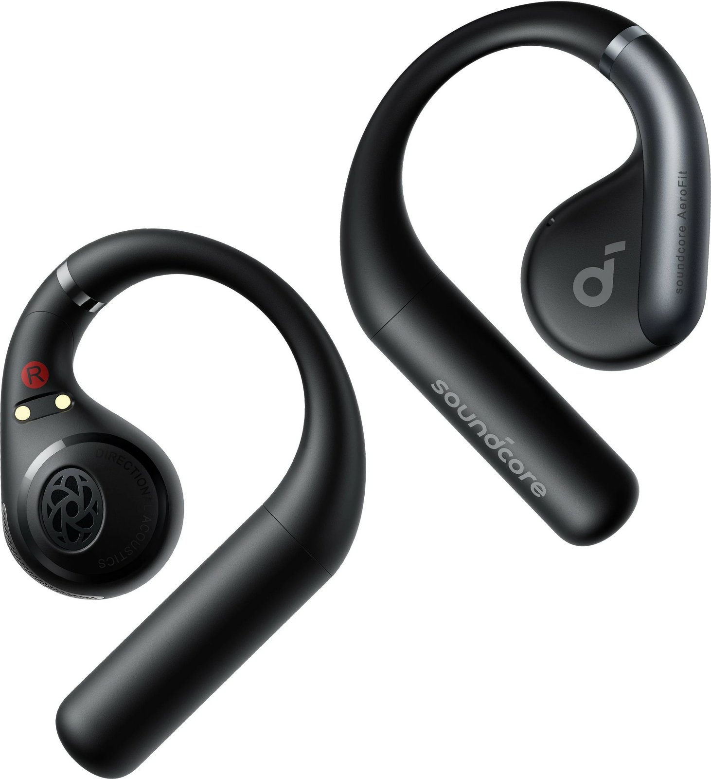 Kufje Anker Soundcore AeroFit, Wireless, 64.6 g, Muzikë/Sport/Çdo ditë, E zezë