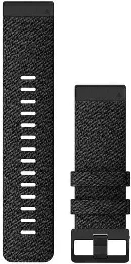 Rrip për smartwatch Garmin QuickFit® 26 Bands Nylon, Black Heathered