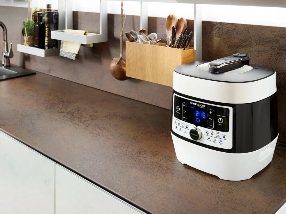 Multi-cooker ROMMELSBACHER MD 1000, 4L, digjital, zi/bardhë