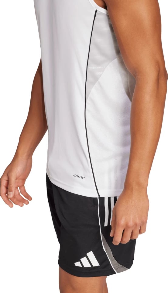 Fanellë pa mëngë për meshkuj adidas, e bardhë