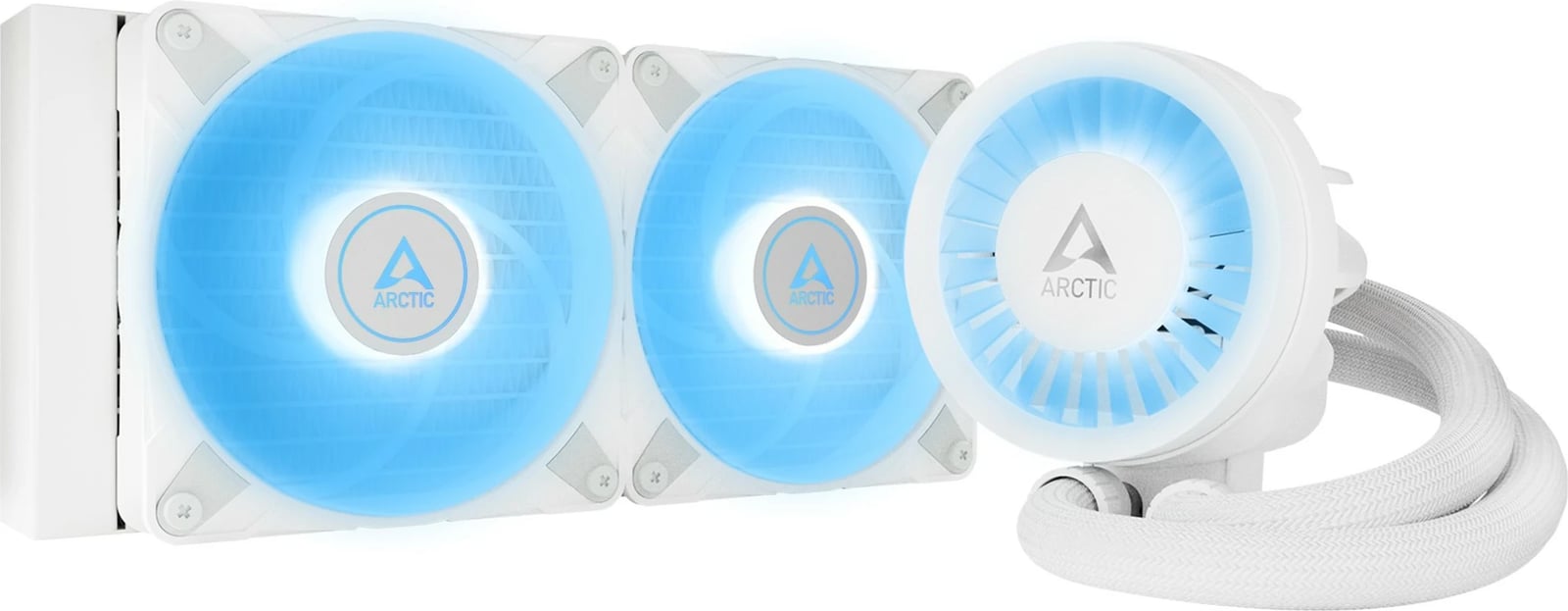 Ftohës uji ARCTIC Liquid Freezer III 240 A-RGB, 12 cm, 48.82 cfm, Bardhë Ftohës uji ARCTIC Liquid Freezer III 240 A-RGB, 12 cm, 48.82 cfm, Bardhë