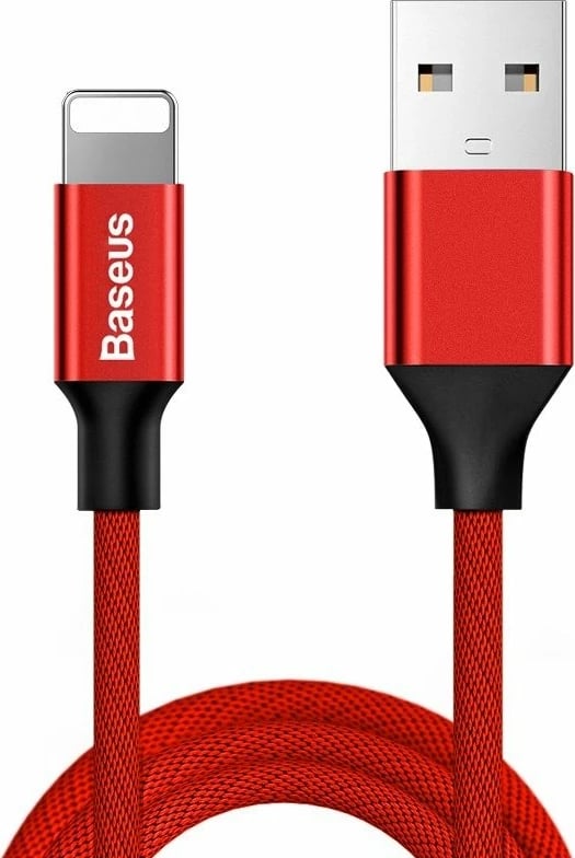 Kabllo Baseus Yiven Lightning, 180 cm, 2A, e kuqe