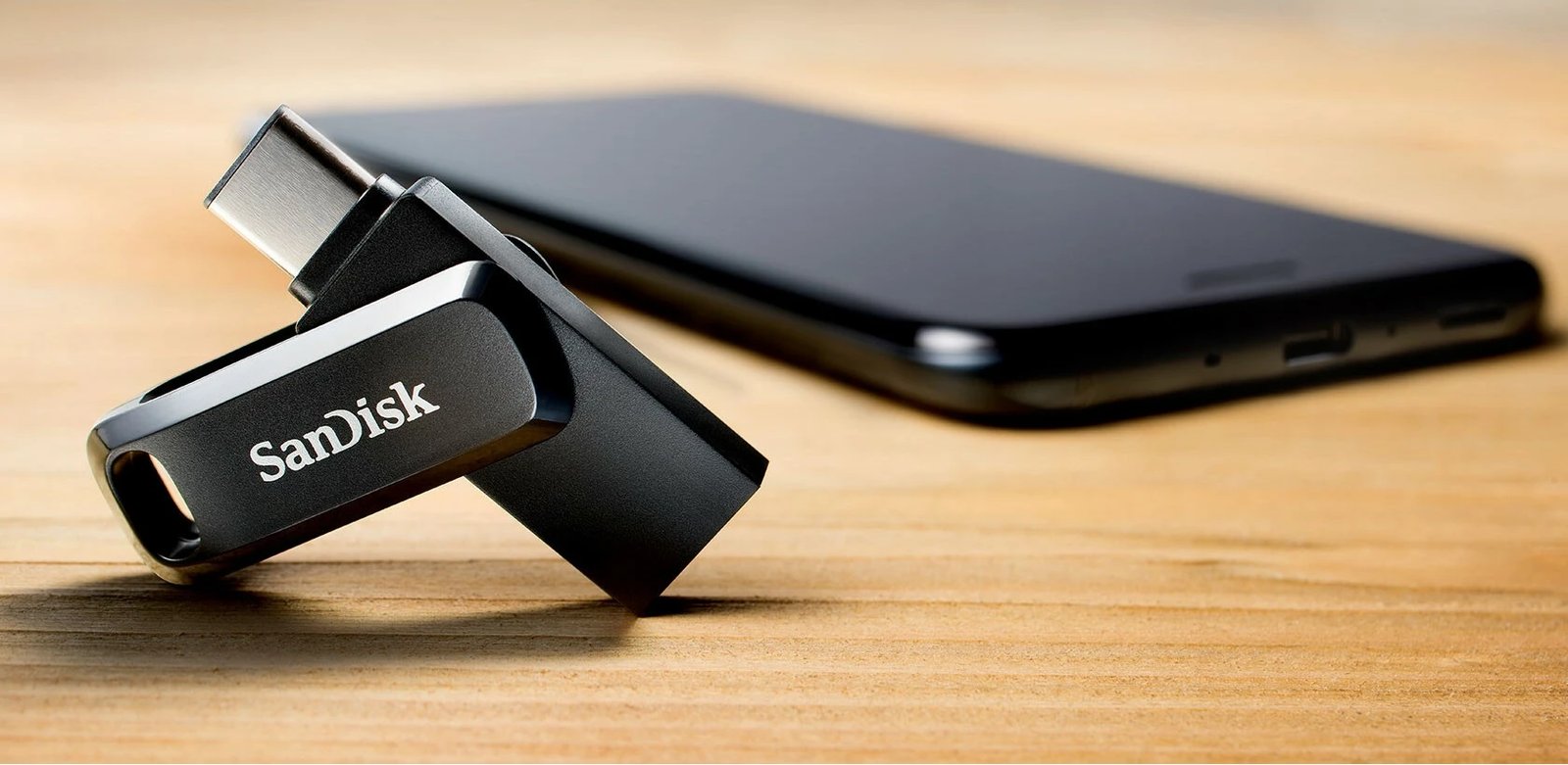 USB SanDisk Ultra Dual Drive Go, 512 GB, USB Type-A / USB Type-C, 3.2 Gen 1, 150 MB/s, Swivel, Black