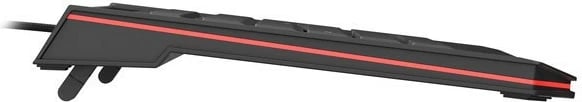 Tastierë gaming Natec Genesis Lith 400 RGB, me ndriçim, me kabllo, e zezë