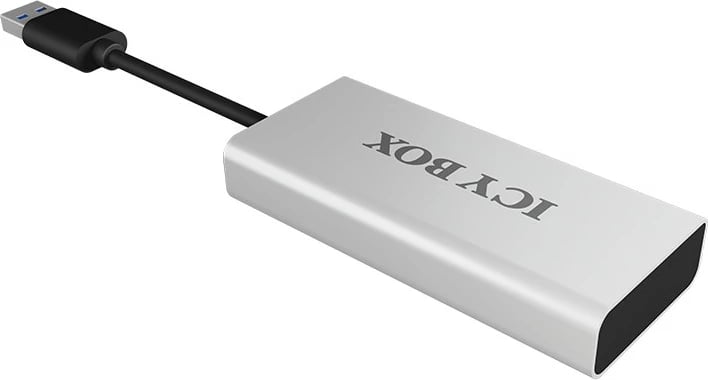 Hub USB RaidSonic ICY BOX IB-AC6104, USB 3.2 Gen 1, 5000 Mbit/s, Bardhë, Alumini