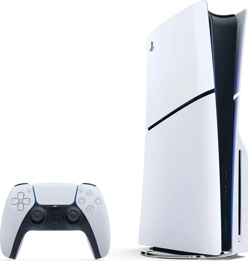 Konsolë lojërash Sony PlayStation 5 Slim 1TB me DualSense, Bardhë
