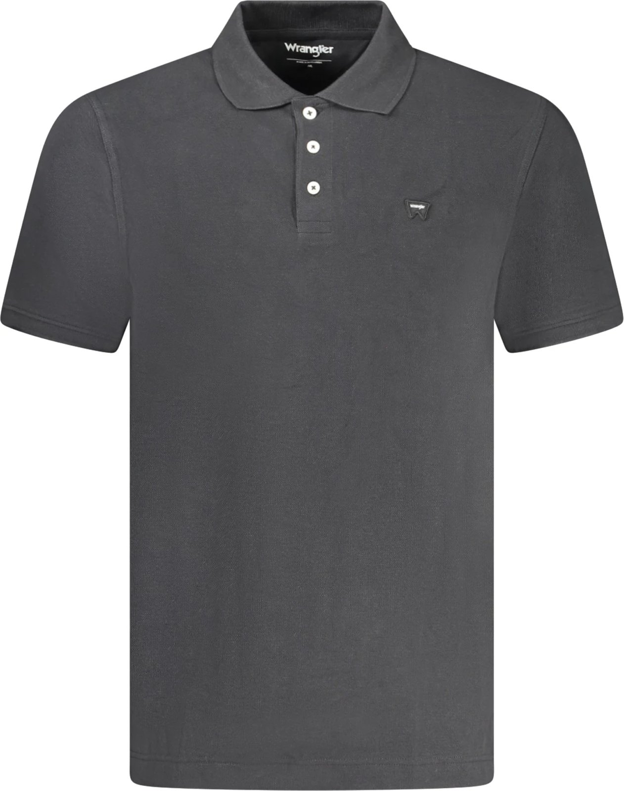 Maicë polo për meshkuj WRANGLER, e zezë