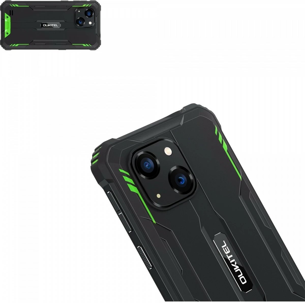 Smartphone Oukitel WP32 Pro, 6/256 GB, IP69K, Gjelbër