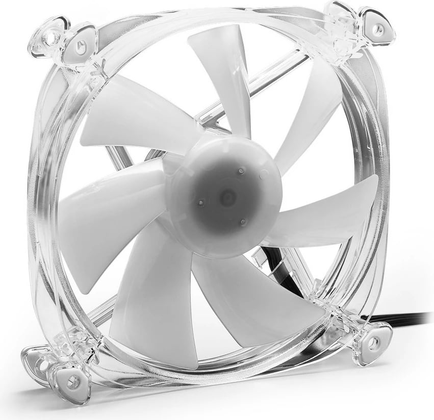 Ventilator kasë SHARKOON SHARK Disc PWM RGB 120mm transparent