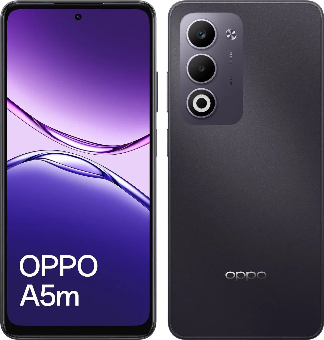 Celular OPPO A5m 8/256GB, Android 15, i kaltërt e errët