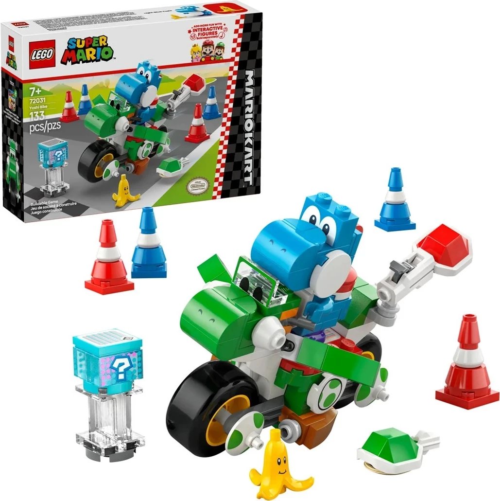 Set LEGO Super Mario 72031 Mario Kart - Yoshi Bike