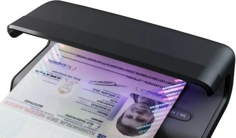 Testues bankënotash SAFESCAN 75 LED UV, Gri