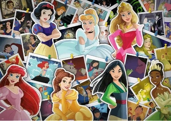 Puzzle Disney Princess Trefl 1000 pjesë, 68.3x48 cm