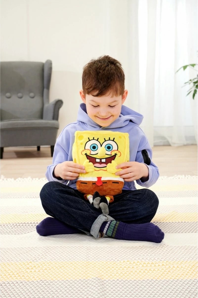 Lodër pelushi Simba SpongeBob SquarePants 35 cm, shumëngjyrëshe