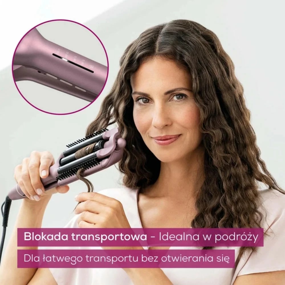 Kaçurreles flokësh Beurer HT65, ceramic-keratin, e zezë/rozë e artë