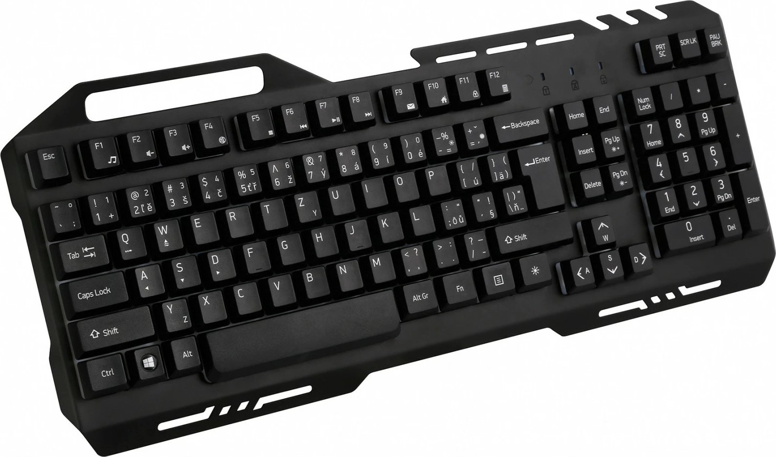 Tastierë YENKEE Shadow YKB 3200, me ndriçim LED, me kabllo, e zezë