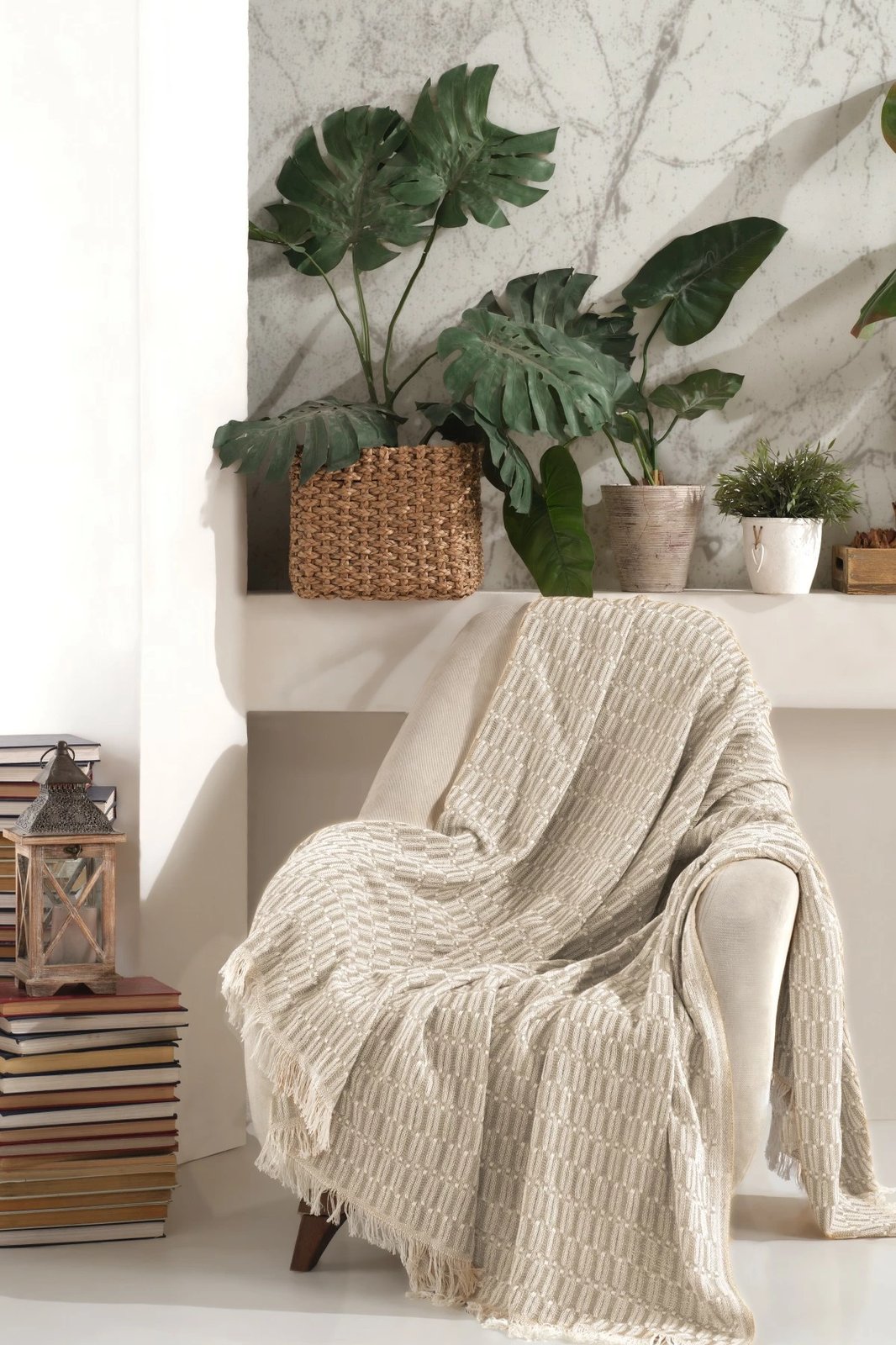 Mbulesë divani L'essentiel, vizon-bezhë