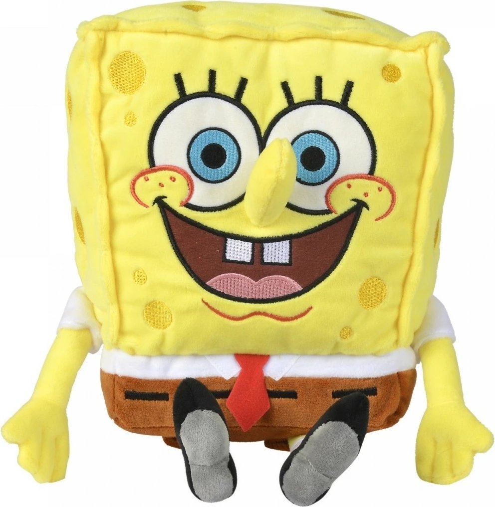 Lodër pelushi Simba SpongeBob SquarePants 35 cm, shumëngjyrëshe