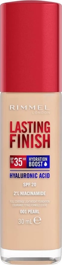 Fondatinë Rimmel Lasting Finish 35H për femra 001 Pearl 30ml