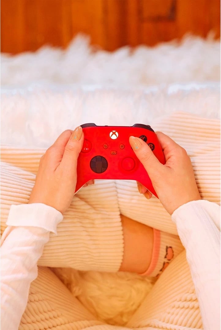 Gamepad Microsoft Xbox Wireless Controller QAU-00012, Bluetooth/USB, i kuq