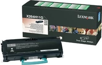 Toner Lexmark X264H11G, High Yield, 9000 faqe, i zi
