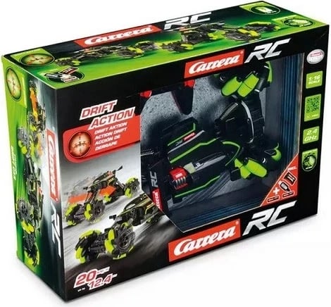 Makina RC Carrera Drift, Elektrike, 1:16, Gjelbër