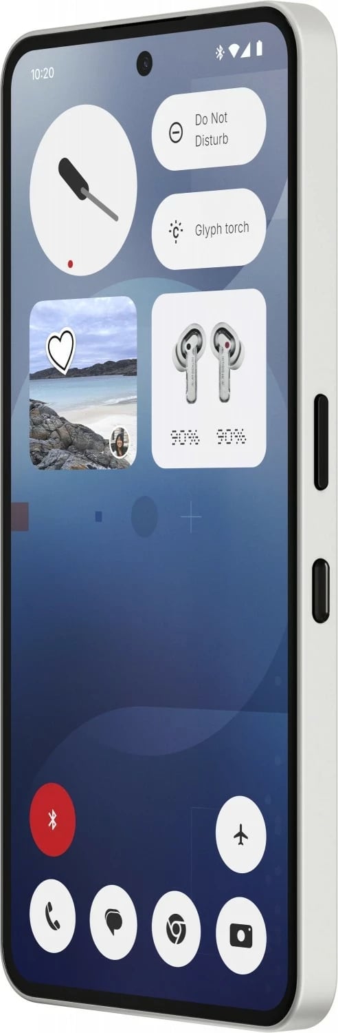 Celular Nothing Phone 3a 12/256GB bardhë
