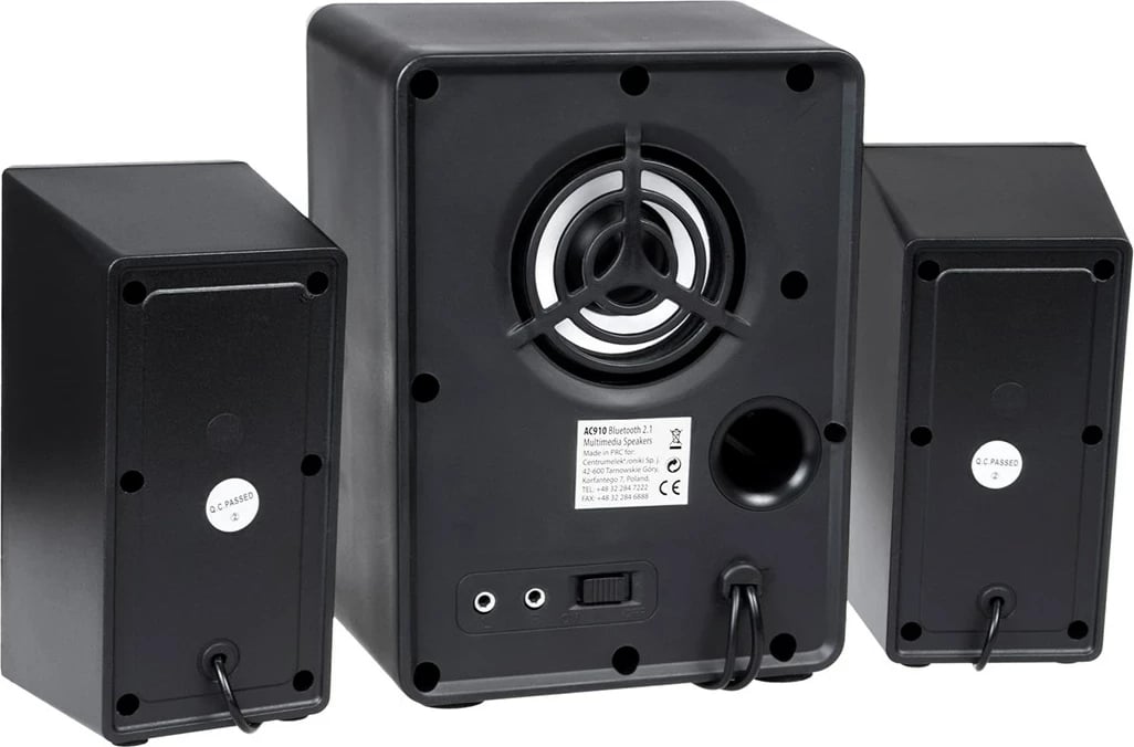 Set altoparlantësh Audiocore AC910, 10 W, PC / Laptop, Bluetooth, e zezë
