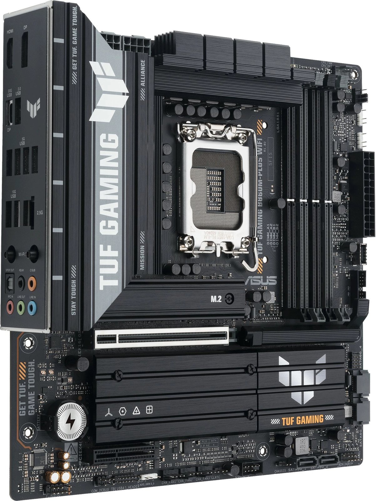 Pllakë amë ASUS TUF GAMING B860M-PLUS WIFI, LGA1851, micro ATX