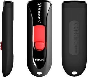 USB stick Transcend JetFlash 590, 16GB, USB 2.0, zi