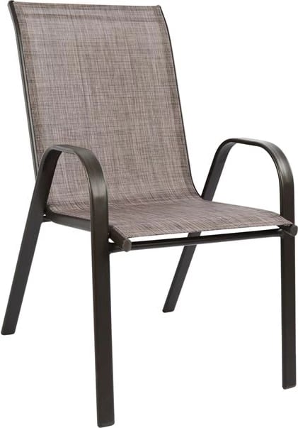 Set tavoline ngrënieje, 7 pjesë, tavolinë dhe 6 karrige Leon, ngjyrë kafe, tekstilene, FH5206.02