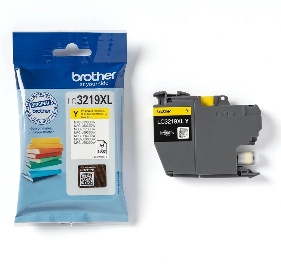 Toner Brother LC3219XLY, 1500 faqe, Ngjyrë Verdhë