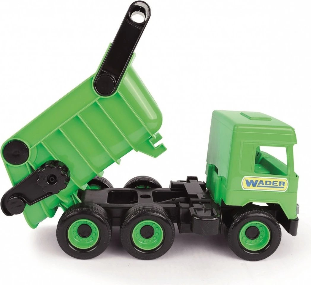 Kamion lodër Wader Middle Truck, 38cm, i gjelbër, për djem