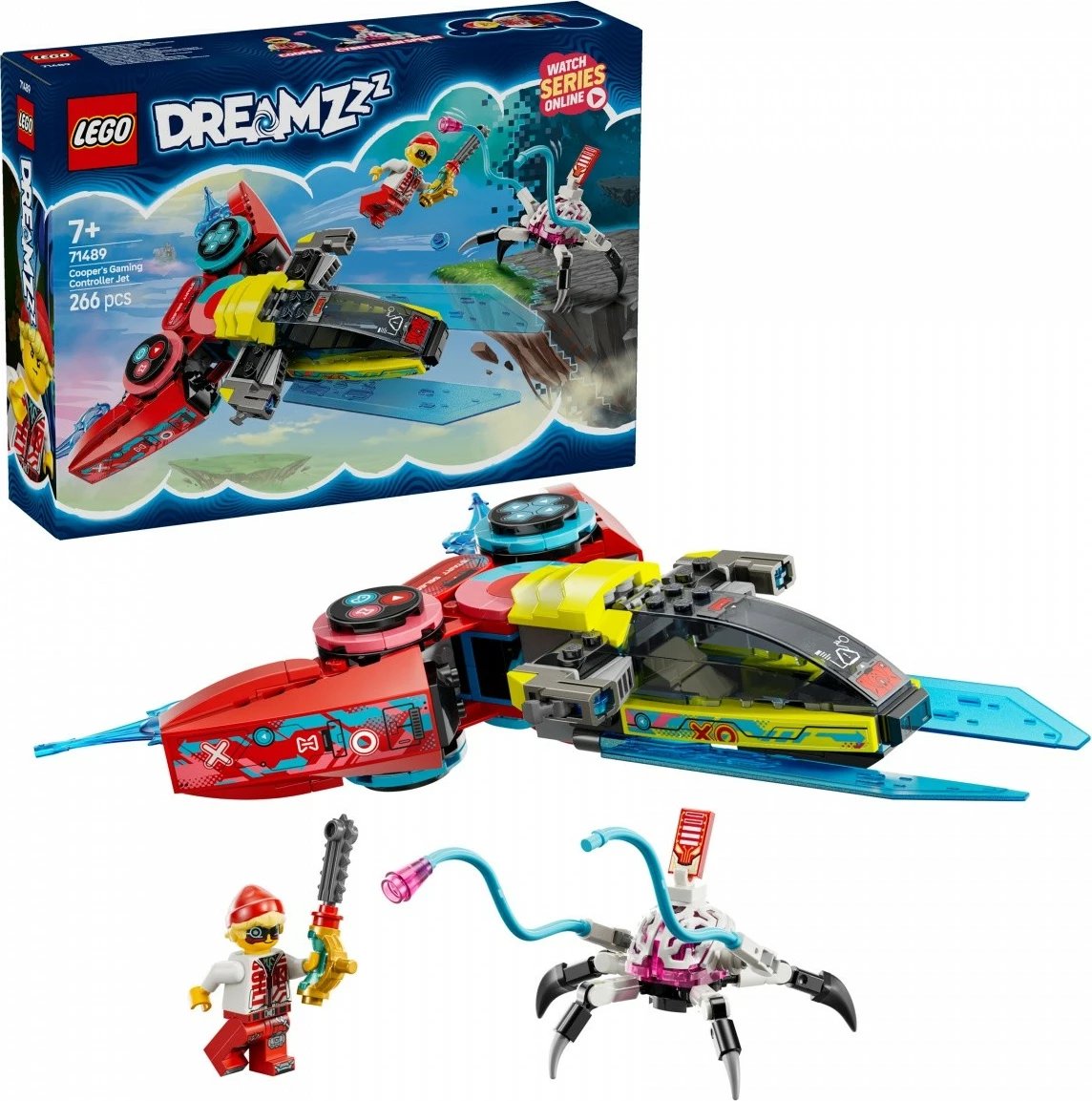 Set ndërtimi LEGO DREAMZzz 71489 Jet Controller Cooper, 266 pjesë