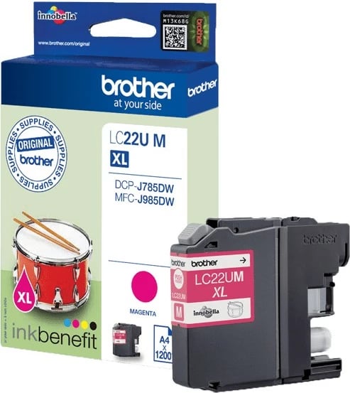 Toner Brother LC22UM XL magenta për DCP-J785DW/MFC-J985DW