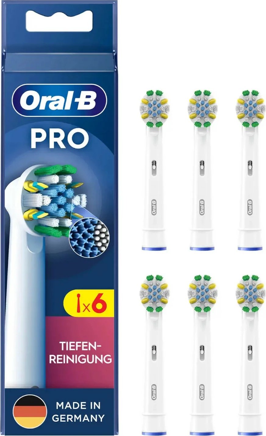 Koka zëvendësuese Oral-B Deep Cleaning 6 copë, e bardhë
