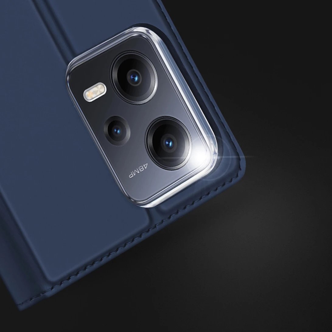 Mbështjellës Dux Ducis Skin Pro për Xiaomi Redmi Note 12 Pro+, me xhep karte, stand, Gold
