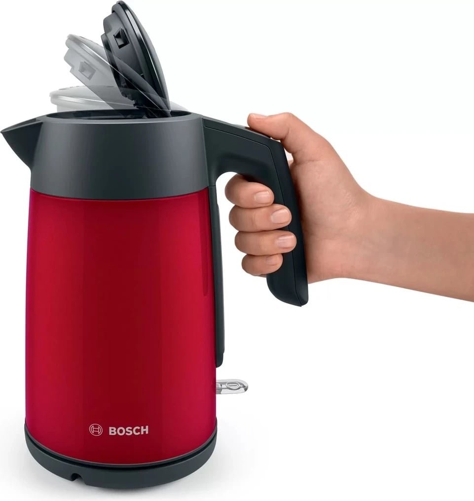 Vluese uji Bosch TWK7L464, 1.7L, 2400W, e kuqe