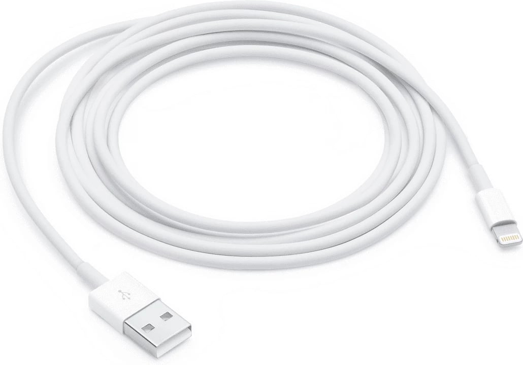 Kabllo USB-A në Lightning, Apple, MD819ZM/A, 2 m, e bardhë