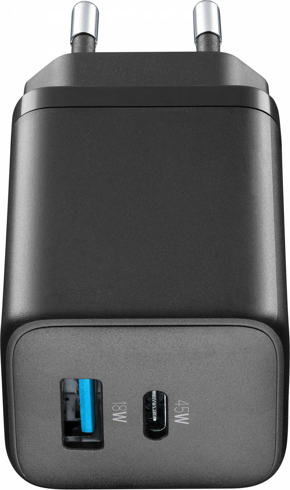 Karikues Cellularline MULTIPOWER MICRO 45W, universal, 2 porta, i zi