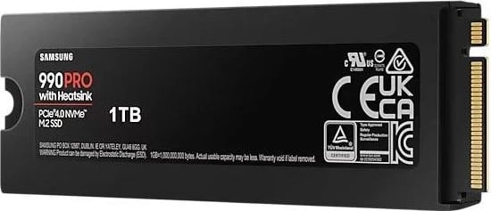 Disk SSD Samsung 990 Pro Heatsink, 1TB