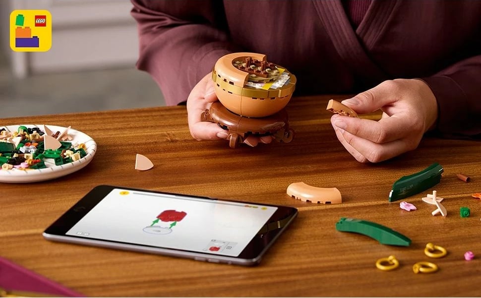 Set ndërtimi LEGO Mini Orchid, 274 pjesë, plastikë, shumëngjyrësh