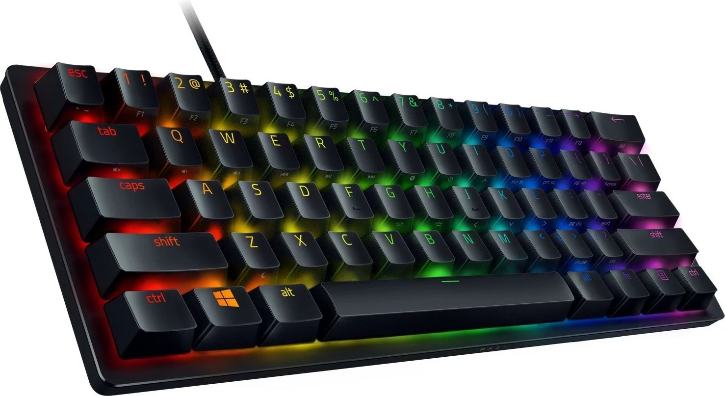 Tastierë Razer Huntsman Mini, Purple Switch, RGB, e zezë