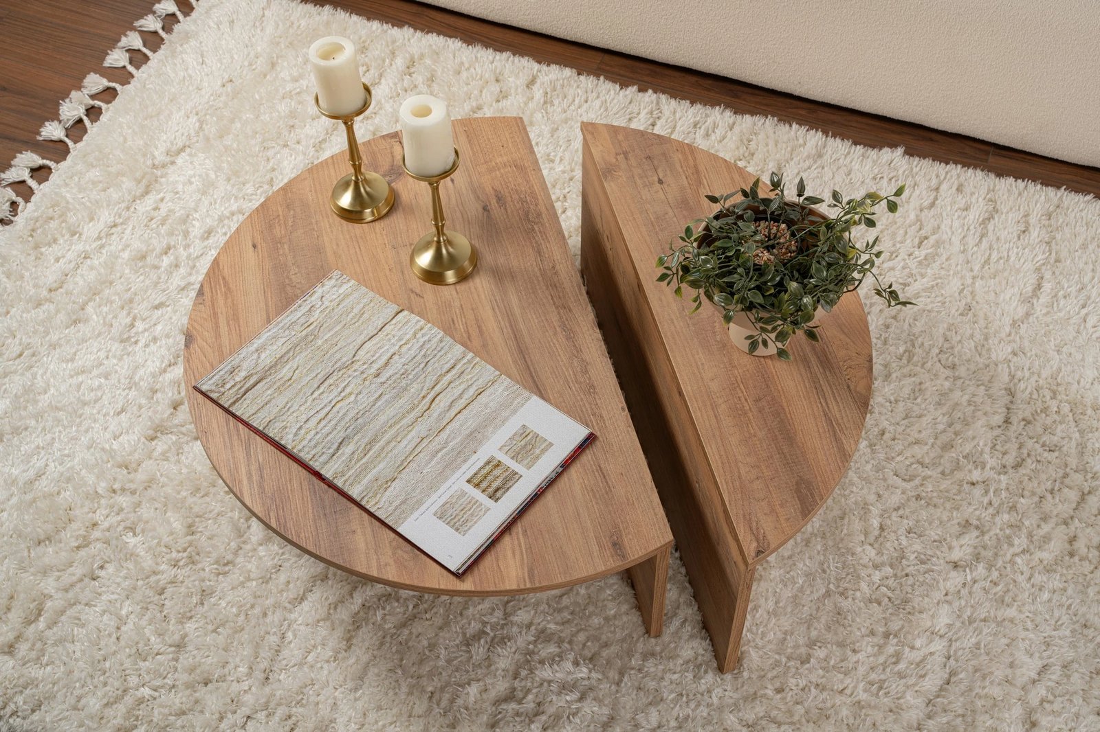 Tavolinë kafeje Nordure, Orion, ngjyrë pishë Atlantic