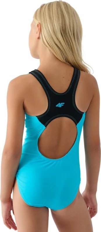 Rrobë banje njëpjesëshe për fëmijë 4F, e kaltër