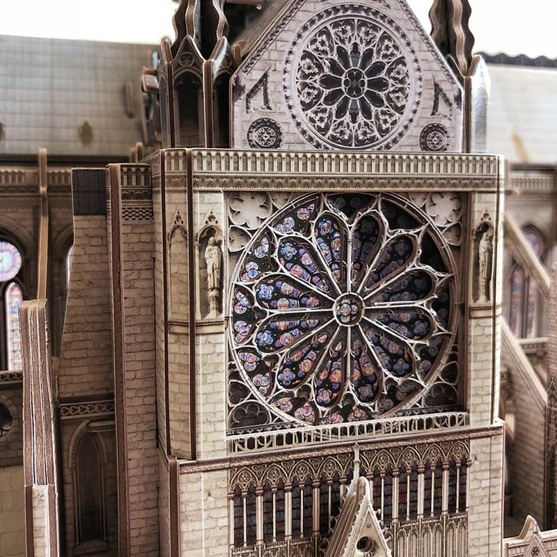 Puzzle 3D Cubic Fun Notre Dame Cathedral, 293 pjesë