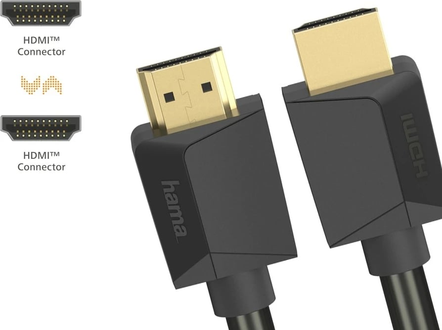 Kabllo HDMI Hama 205007, 5m, 4K, e zezë
