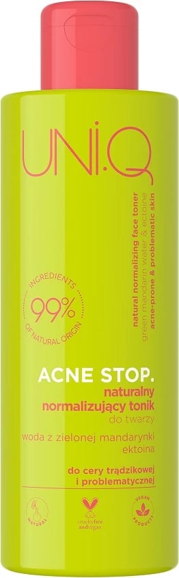 Tonik për fytyrë për femra UNI.Q Acne Stop, 200ml