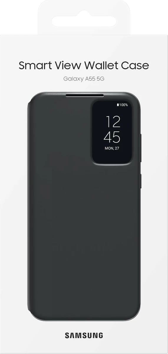 Mbështjellës Samsung EF-ZA556, Galaxy A55, 16.8 cm (6.6), Ngjyrë e zezë